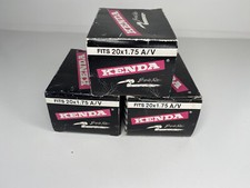 Kenda 20x1.75 Bicycle Inner Tubes- Three Tubes
