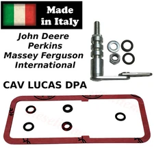 Cav / Lucas Top Cover Gasket & Throttle for DPA Diesel Injection Pump Fuel Leak 