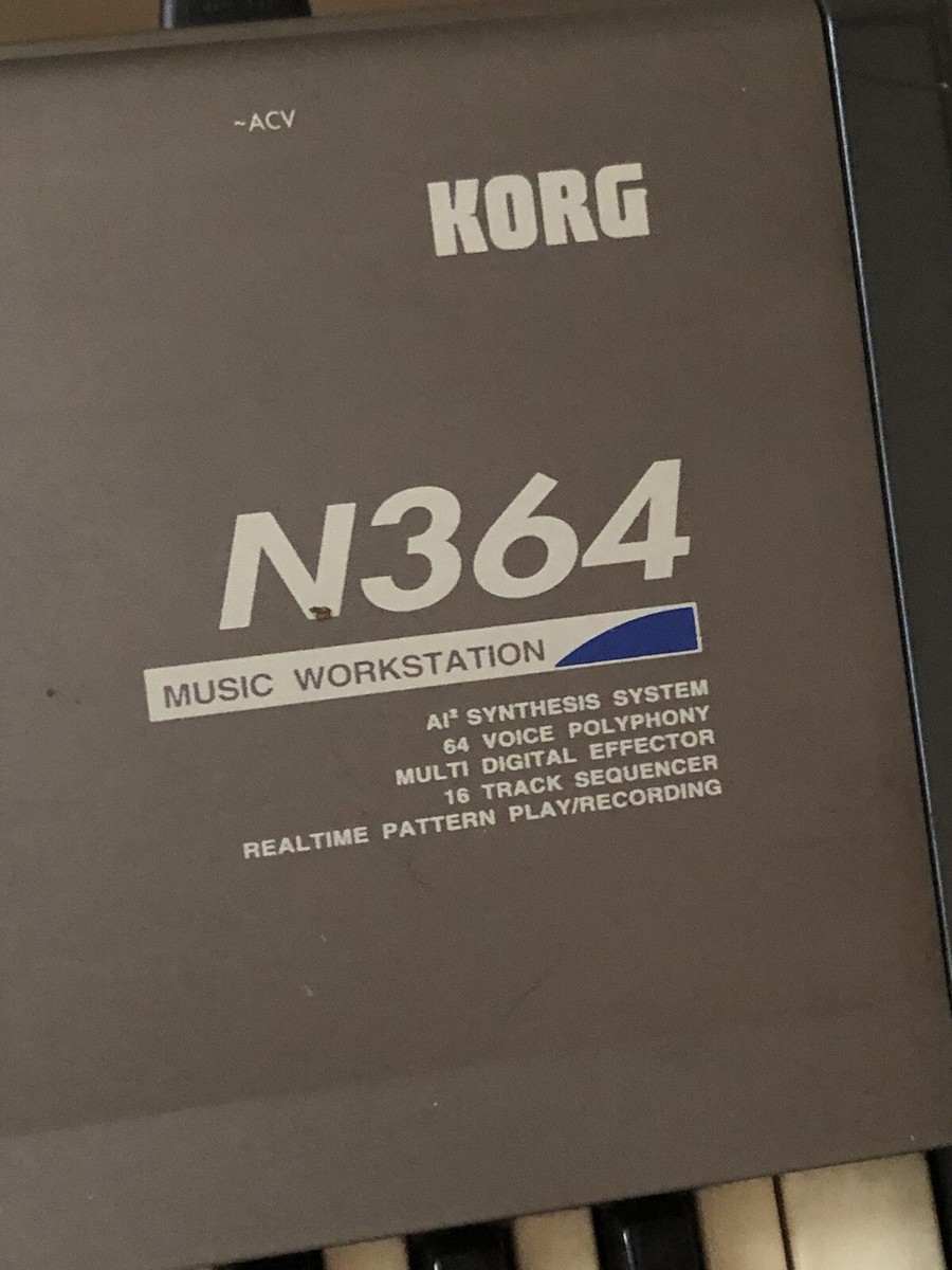 Used Korg Model N364 Keyboard Synthesizer | eBay