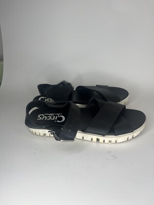 Circus Sam Edelman Womens Narcissa Black Double Strap