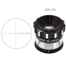 Original PEAK 2016-15X Scale Loupe 15x Portable Magnifier With Standard Scale