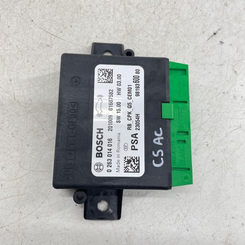 CITROEN C5 AIRCROSS PARKING SENSOR CONTROL 9819360080 MODULE 17-22 - Picture 3 of 12