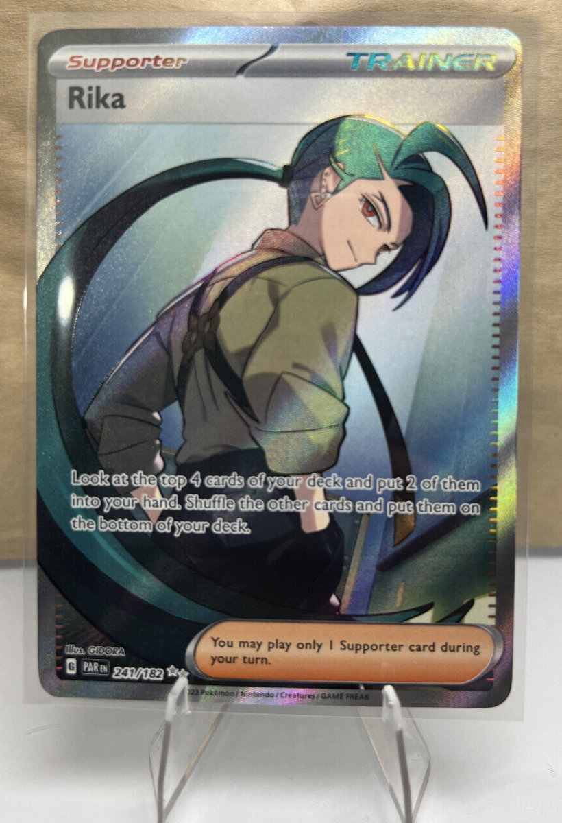 rika pokemon card full art SR SAR 083 088/062 sv3a Raging Surf Japanese Scarlet & Violet The item may be similar but not exactly the same as the image (e.g New Simplified Chinese Exclusive Rika