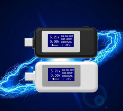 Digital USB-C Type-C Tester Voltmeter Ammeter Voltage Current Meter USB C