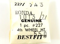 Old Stock Ronda 1013/21 Ht.5.50 4th Wheel Watch Part 227 Old Stock Ronda 1013/21 Ht.5.50 4th Wheel Watch Part 227