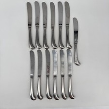 Vollrath Stainless Steel Korea Blunt Hollow Pistol Knife Dinner Knives Set of 13