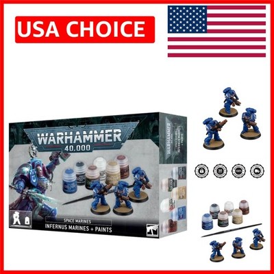 Ultramarines Infernus Marines & Paint Set: Perfect Starter Kit for Collectors