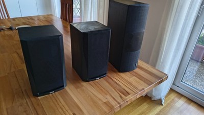 3 Boxen BW 600 zweiseitig und zentral