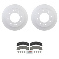 Bosch Front 355mm Rotors Severe Duty Semi-met Disc Brake Pad Kit For Silverado