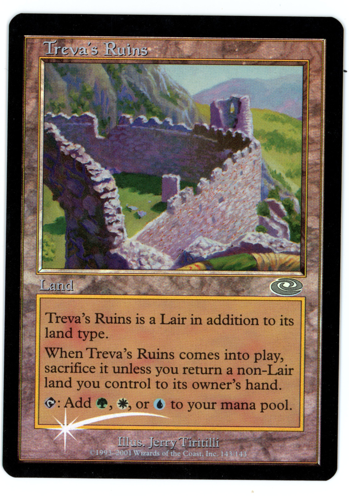 Treva's Ruins -- MTG (SP+/NM Quality FOIL) - Planeshift - See Scans!!