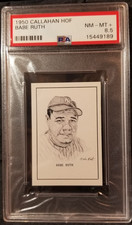 1950 CALLAHAN HOF BABE RUTH PSA NMMT 8.5 ++CENTERING MARKET BEST? FREE SHIPPING