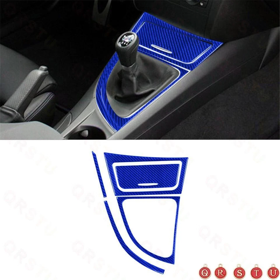 Kit de cubierta interior completo de fibra de carbono azul 24X para BMW Serie 1 E82 E88 125i Foto 3 de 4