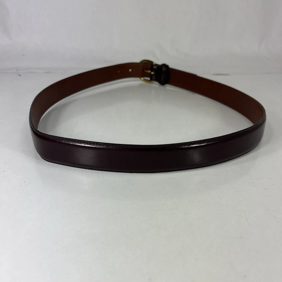 Cinturón de vestir COACH usado marrón cuero de vaca pulido - 3921 - talla 36/90 Foto 4 de 4