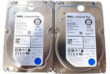 Lot of 2 Dell Enterprise Plus ST4000NM0025 3.5" SAS HDD | See Photos