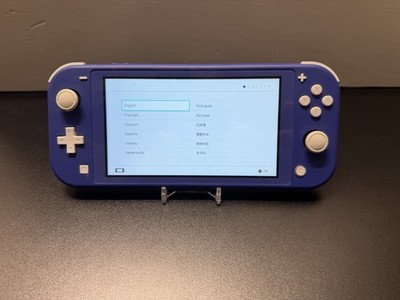 Nintendo Switch Lite Blue Handheld Gaming Console With SanDisk