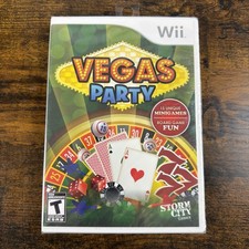 Vegas Party (Nintendo Wii, 2009) BRAND NEW FACTORY SEALED!!