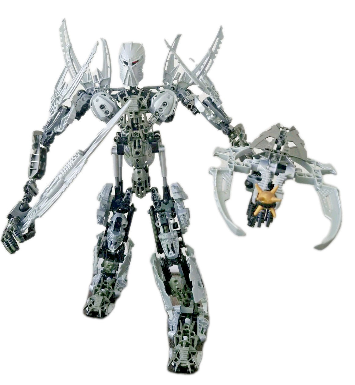 LEGO Bionicle Toa Mata Nui MOC Silver Ignika Thonax My Own Creation