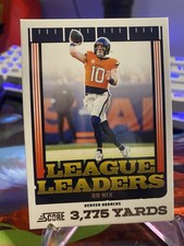 2025 Panini Score Bo Nix Denver Broncos League Leaders Insert #11 Football