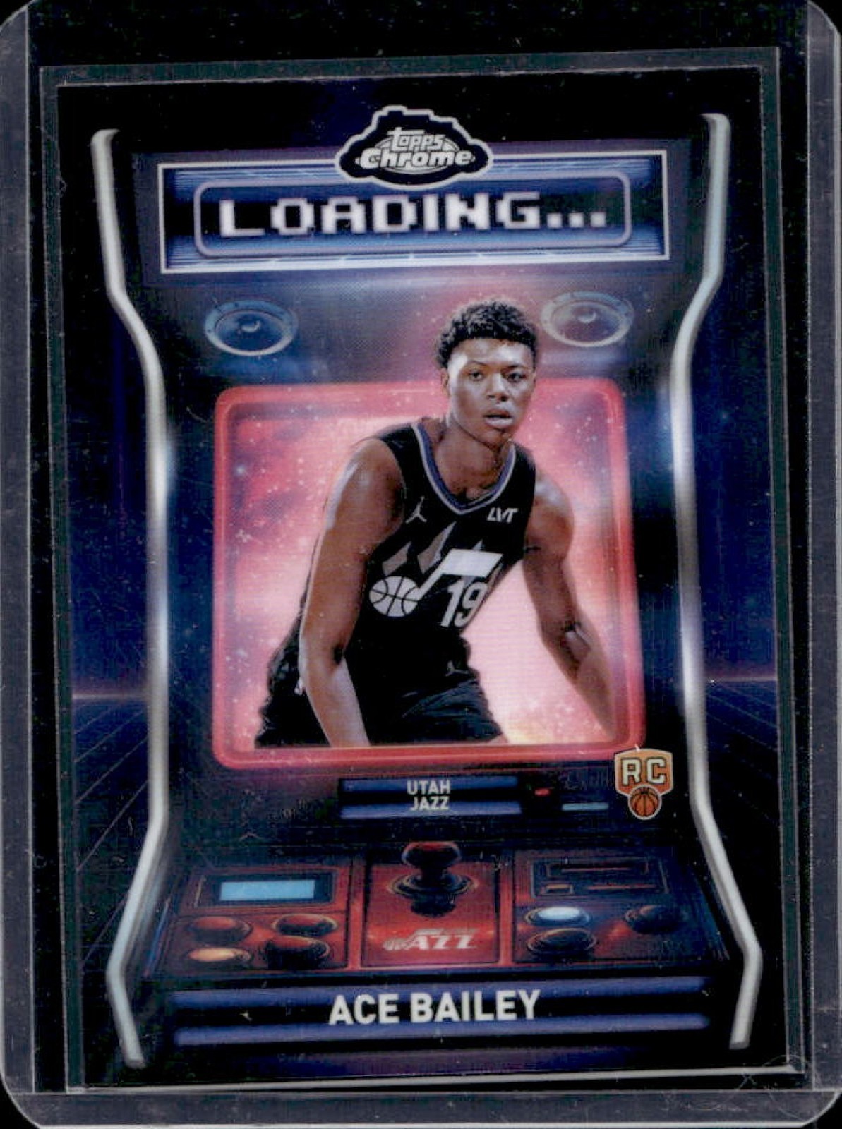 2025-26 Topps Chrome Ace Bailey Loading RC Rookie #LD-14 Jazz