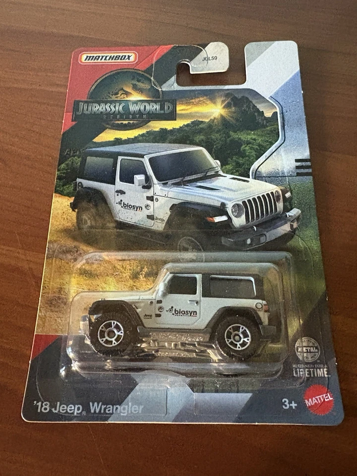 Matchbox Jurassic World ‘14 Mercedes G-Class G 550 & ‘18 Jeep Wrangler Lot Of 2  - Image 3 of 4