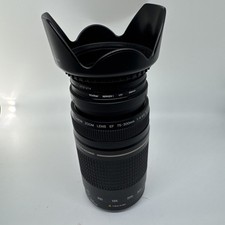 Canon EF 75-300mm f/4-5.6 III lens READ for EOS A2 630 Rebel T8 T7 T6 90D 80D 5D