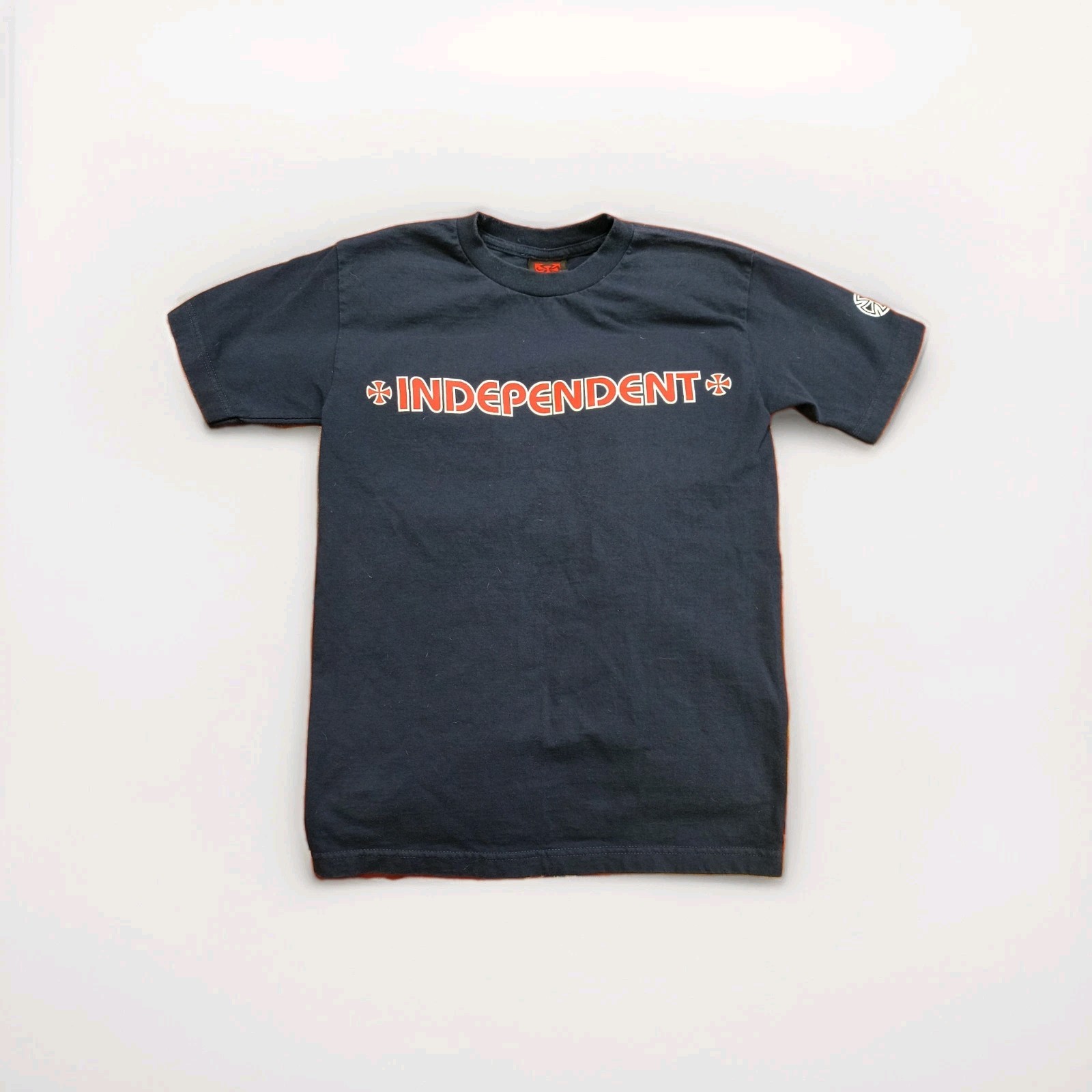 Vintage Independent Truck Company Shirt Small Blue Short Sleeve Y2K RARE Vintage