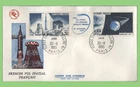 France 1965 France Satellite A1 Se Tenant Strip on First Day Cover
