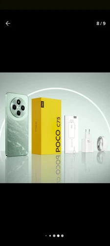 xiaomi poco c75 256gb ROM 8gb RAM Black