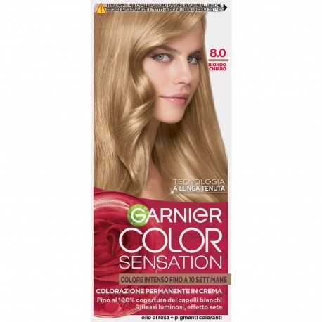 Sensation Permanent Cream Color 8.0 Light Blonde