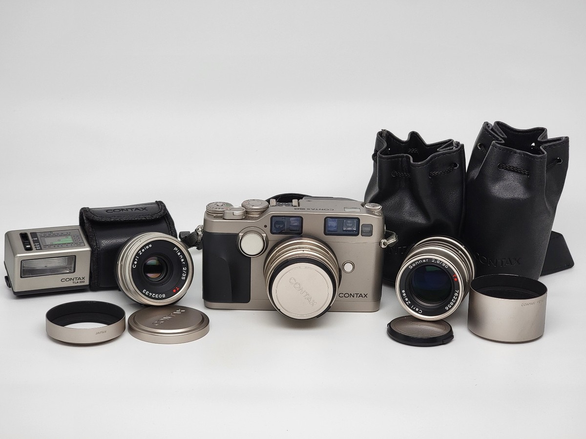 Contax G2 Autofocus 35mm Rangefinder Film Camera Body Chrome for