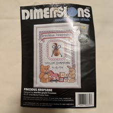 Dimensions "Precious Keepsake" Cross Stitch Kit Size 5" x 7"