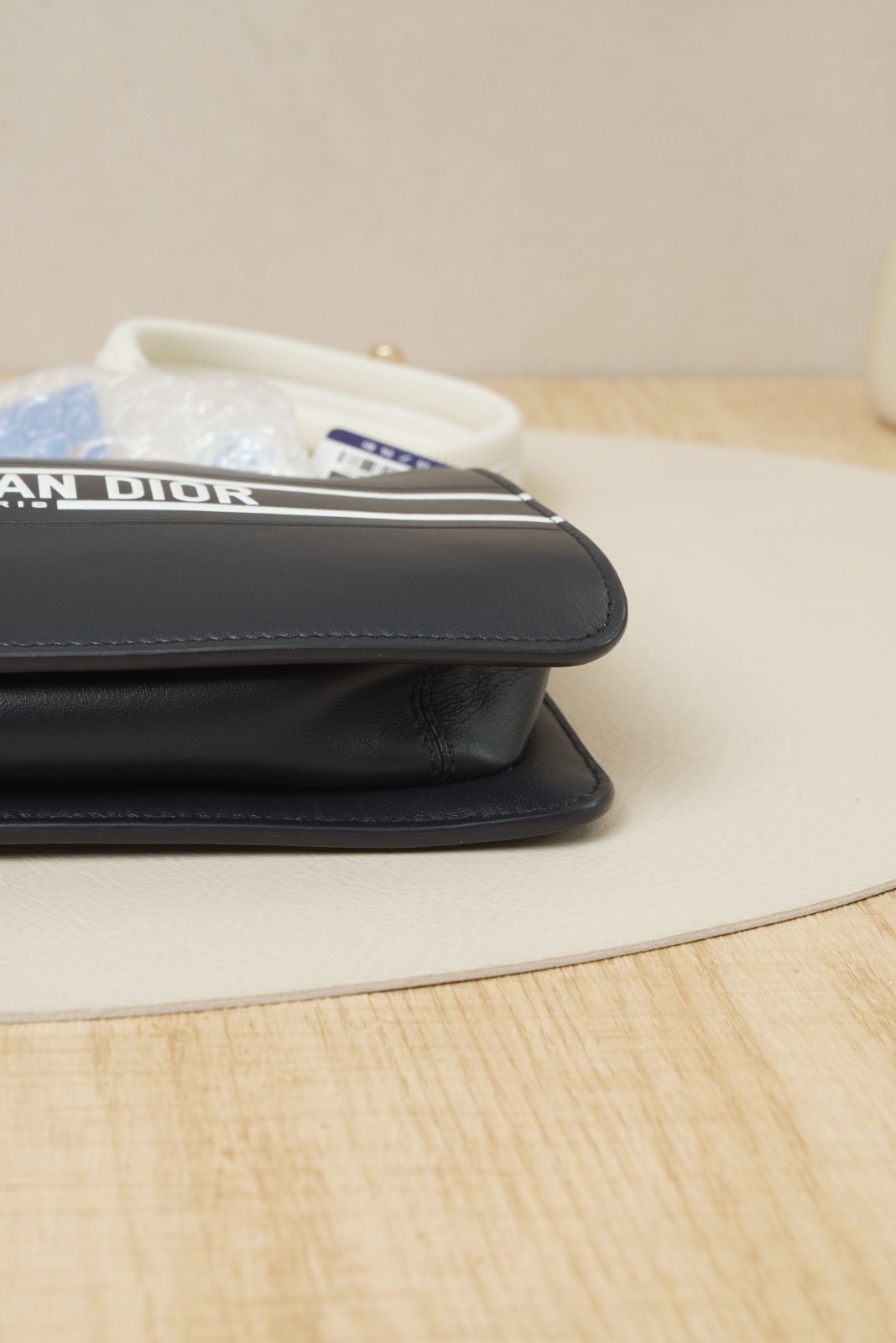 Dior Shoulder Bag Blue Calfskin/Strap Dustbag thumbnail 7