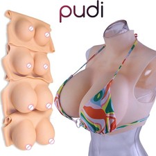 C-G Cup Silicone Breast Forms Breast Plate Realistic Fake Boobs For Crossdresser