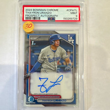 Bowman 2024 Chrome Thayron Liranzo 1st Bowman Prospect Auto #CPA-TL PSA 9