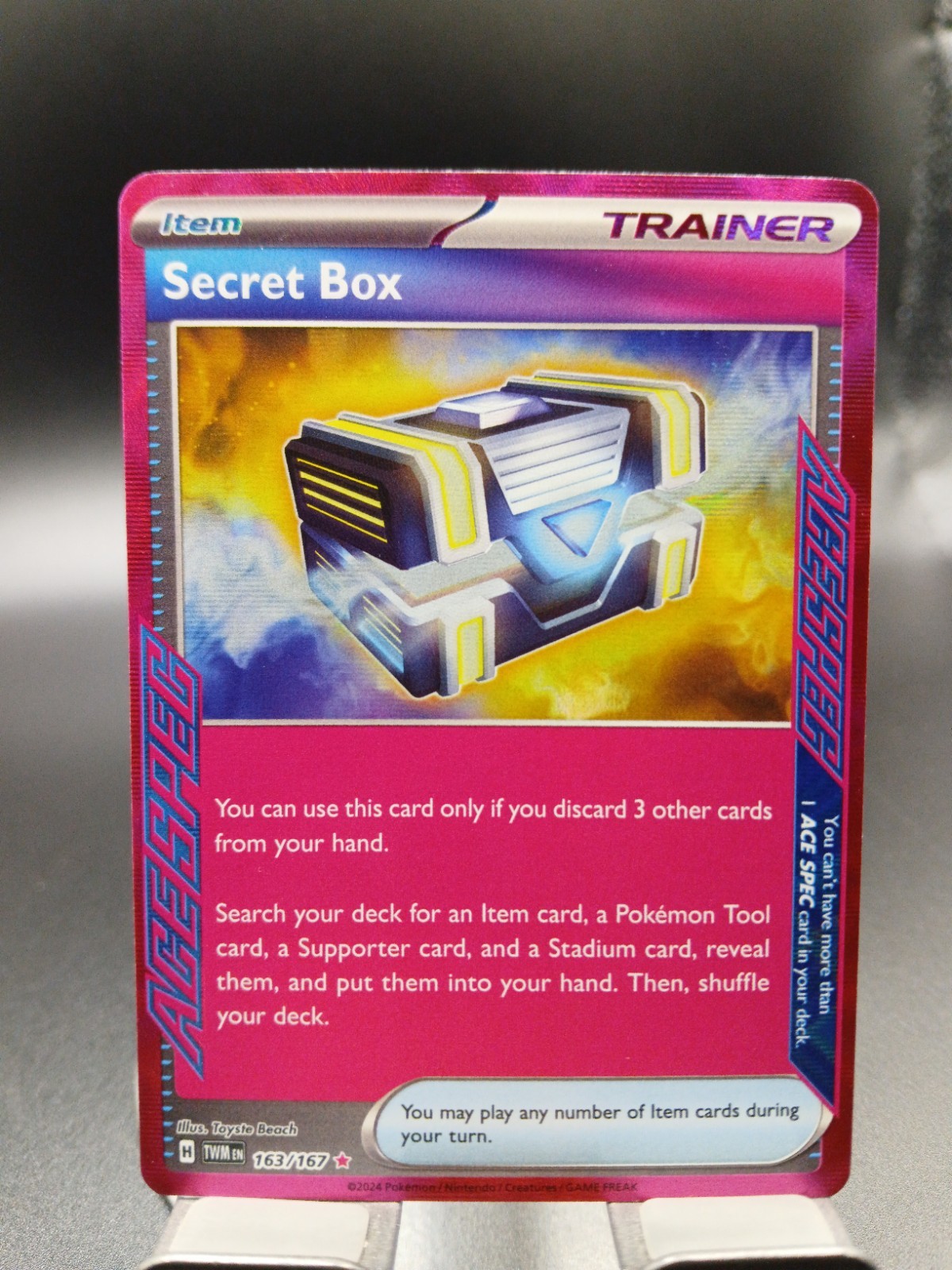 Secret Box 163/167 ACE SPEC Rare Twilight Masquerade Pokemon Holo 