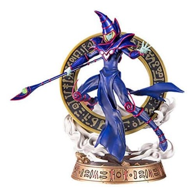 First4Figures Yu-Gi-Oh! Dunkler Magier Blaue Version Statuette aus PVC, 17 cm
