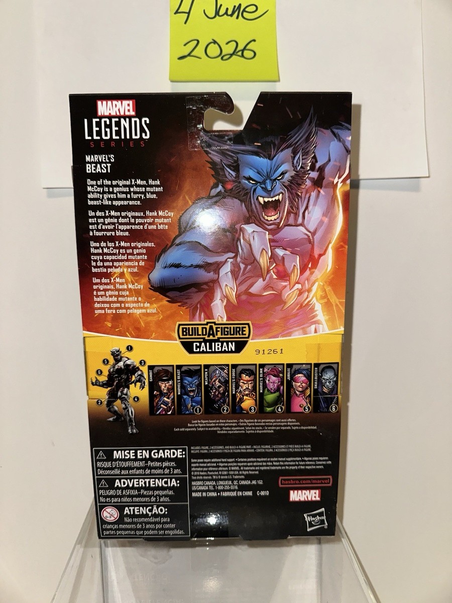 Hasbro E5325 Marvel Legends Beast 6 inch Action Figure for sale
