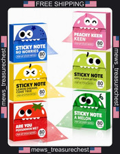 Transparent Glitter Sticky Notes Pack for Annotating and Repositioning