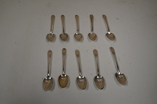 Lot of PSU Silver Plated Spoons
