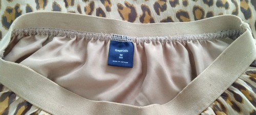 Gapkids Girls Pull On Chiffon Plited Skirt Leopard Print Size M(8) - Picture 5 of 7
