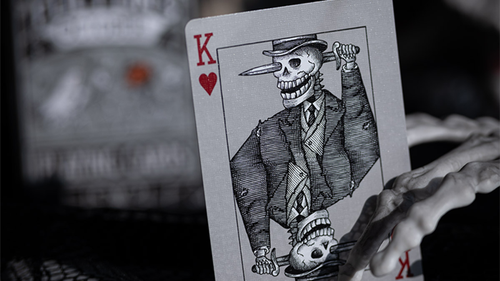 FULTONS OCTOBER TOMBSTONE GREY PLAYING CARDS - Picture 4 of 6