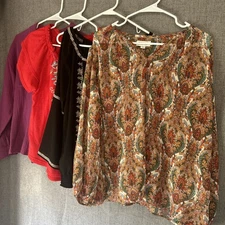 Women’s Boho Clothing Lot Size S Tops Name Brand Molly Bracken Maurice’s