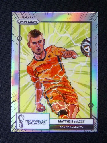 2022 Panini Prizm World Cup Matthijs De Ligt #13 Netherlands Manga Case Hit SSP