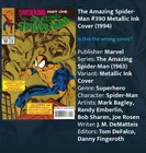 Stan Lee Autographed Spider-man #390 with “Shriek” & “Carrion” Marvel Comic