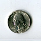 1959-D Washington Quarter 90% Silver | Uncertified Circulated
