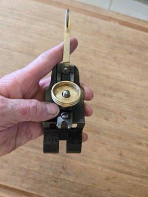 Antique Stanley Bailey no.5 Wood Plane Frog Adjuster Large Brass Adjuster* ref J