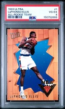 1993 ULTRA ALL-RC TEAM #1 LAPHONSO ELLIS PSA 4