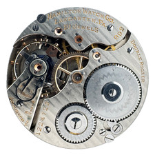 Antique 16s Hamilton Double Sunk Pinstripe Railroad Pocket Watch Movement 992