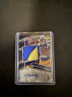2024 Panini Spectra Rookie Patch Autographs Blake Corum Supernova Prizm /70