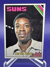 CURTIS PERRY 1975-76 Topps #76 - EX - Gum Stain On Front - Suns